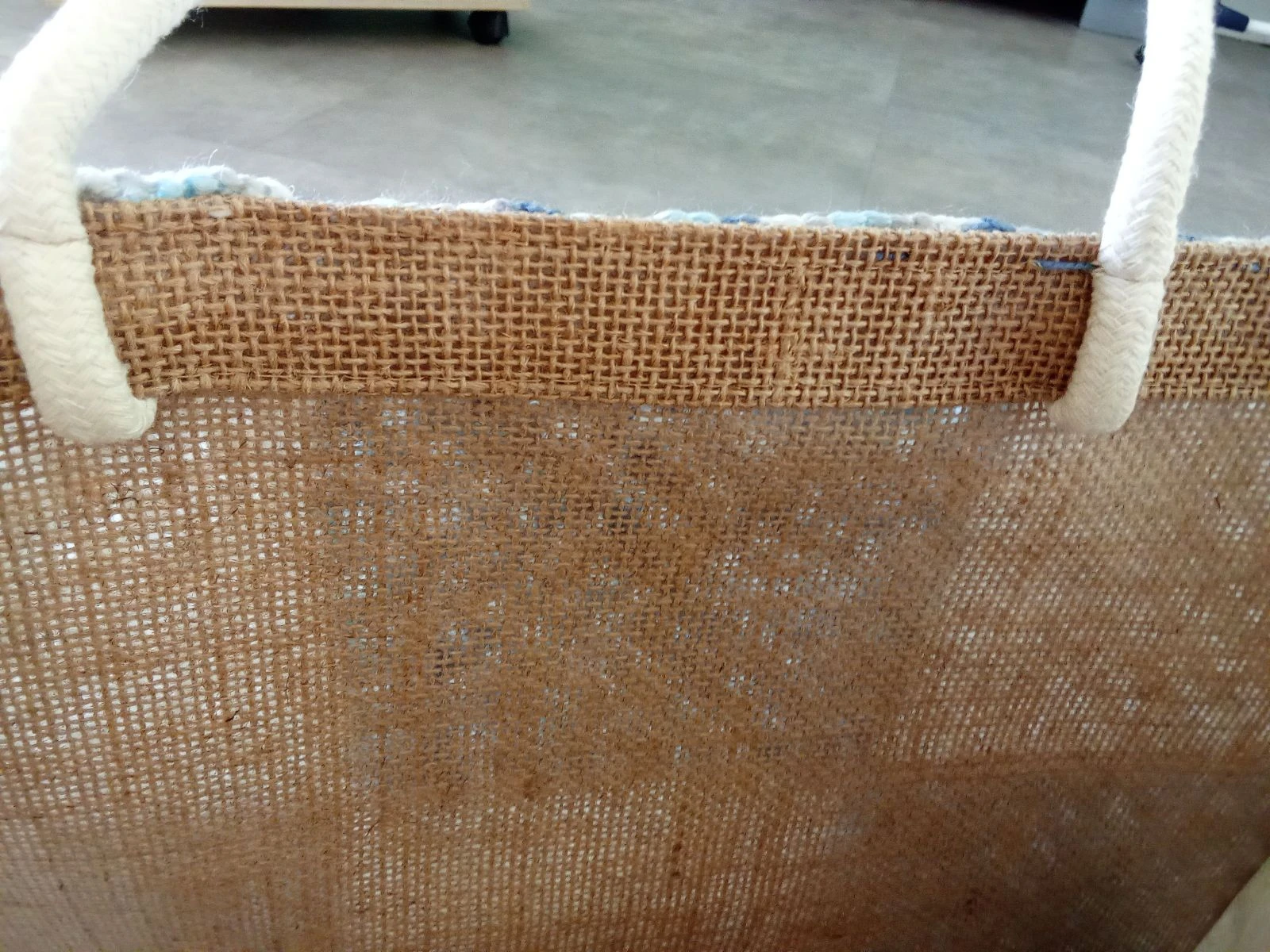 Bolsa de juta feita em crochê – photo 4